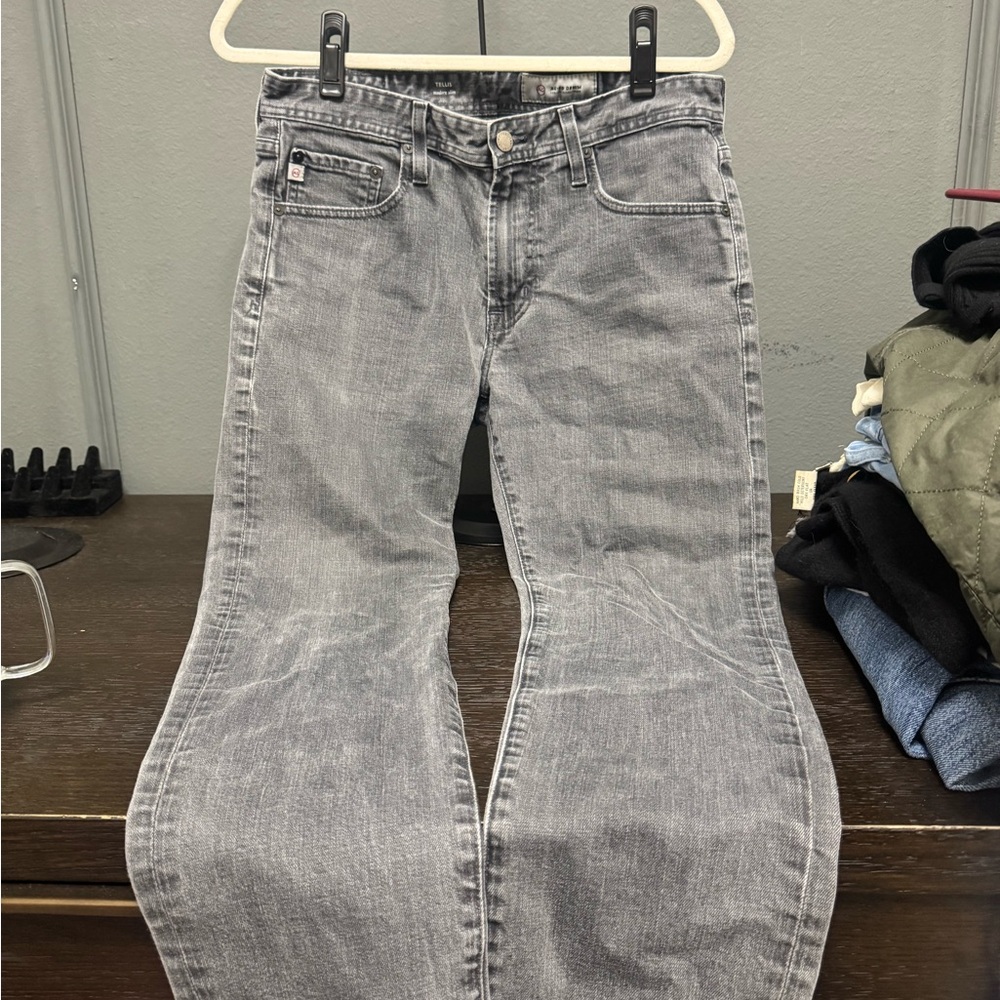 AG Adriano Goldschmied Men's Bootcut Gray Jeans
